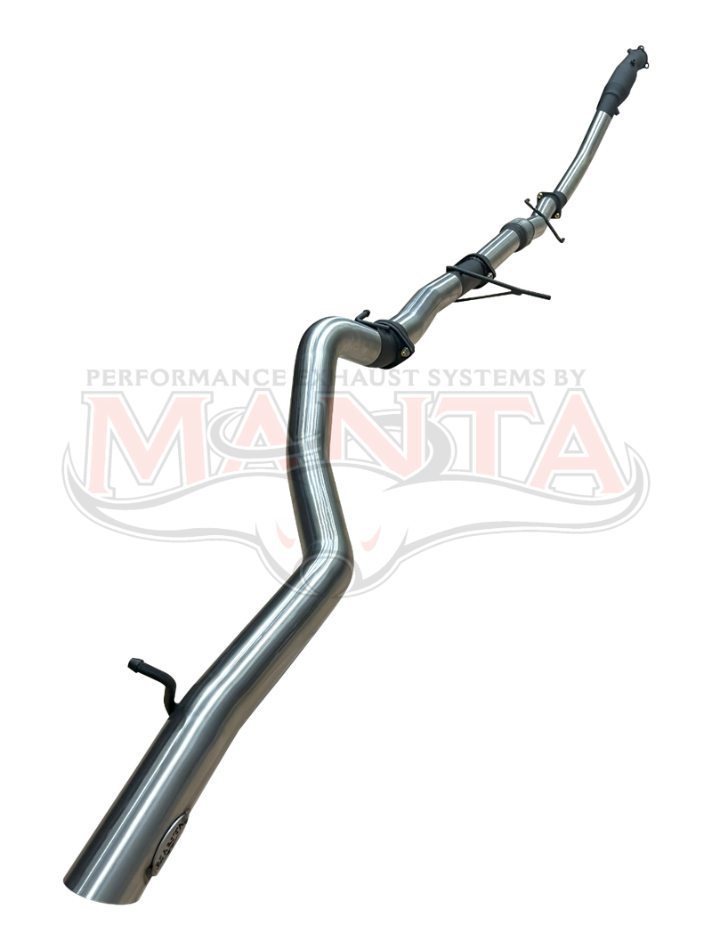 Manta Performance 3in Turbo Back Without Cat & Without Muffler (Pajero Sport QE, QF, QG 15-24) — fits Mitsubishi Ch...
