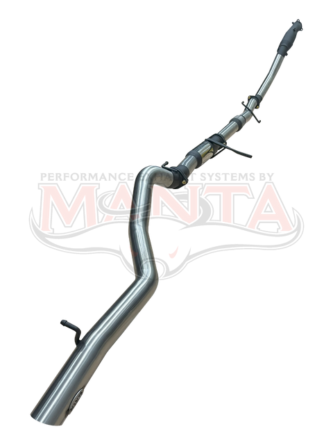 Manta Performance 3in Turbo Back Without Cat & With Hotdog (Pajero Sport QE, QF, QG 15-24) — fits Mitsubishi Challe...