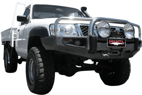 Manta Performance 3in Full System with Cat Stainless Steel - Loud (Patrol GU 08-17) — fits Nissan Patrol GU