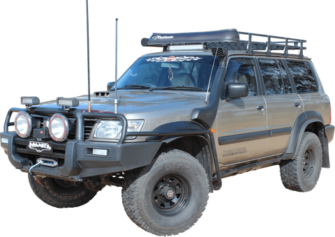 Manta Performance 3in Full System with Cat Stainless Steel - Medium (Patrol GU 00-06) — fits Nissan Patrol GU