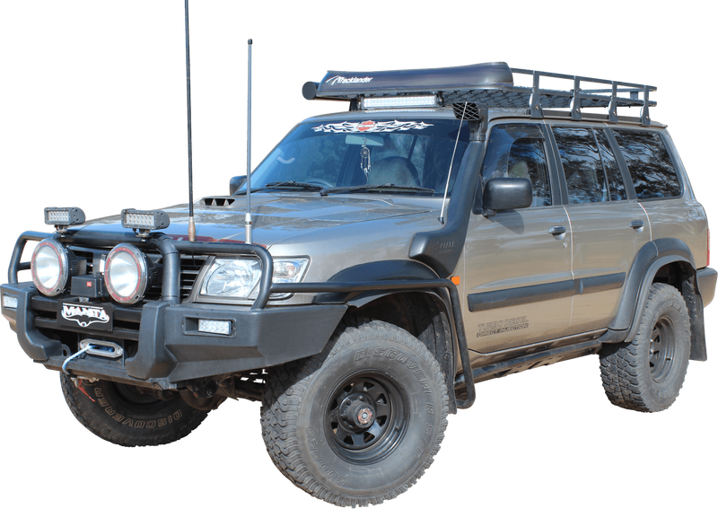 Manta Performance 3in Full System without Cat Stainless Steel - Medium (Patrol GU 00-06)