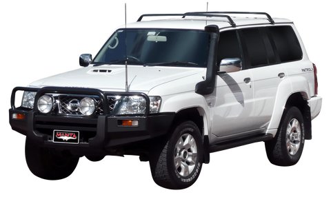Manta Performance 3in Full System with Cat Stainless Steel - Quiet (Patrol GU 07-17) — fits Nissan Patrol GU