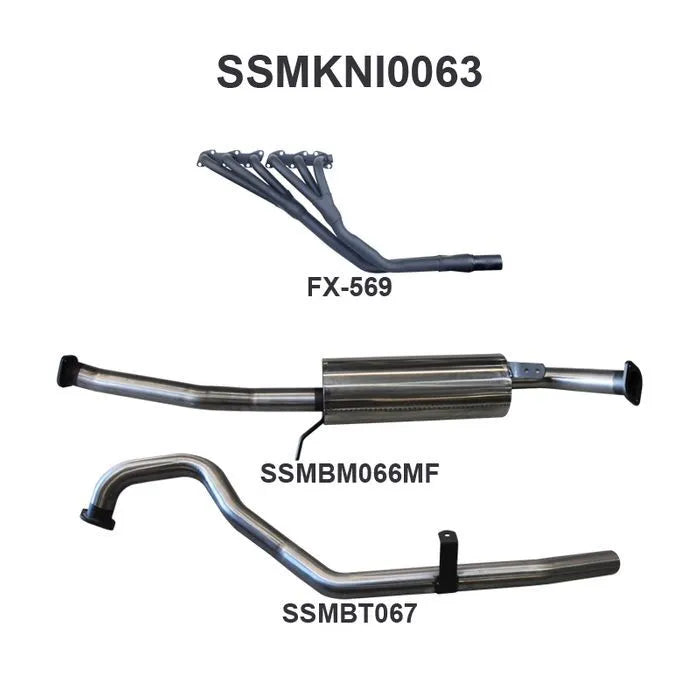 Manta Performance Extractor & 2.5 System (Patrol GQ 87-97) — fits Nissan Patrol GQ