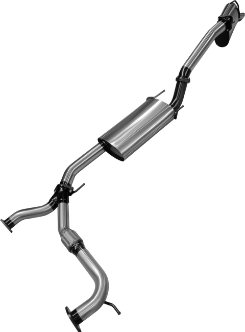 Manta Performance 3in Center Muffler Stainless Steel - Quiet (Patrol Y62 10+) — fits Nissan Patrol (image 2)