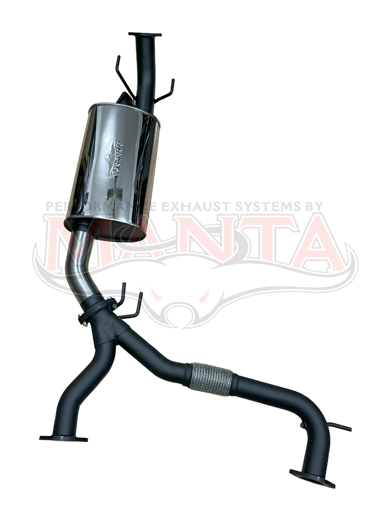 Manta Performance 3in Mid Section With Muffler & Bi-Modal Integration (Patrol Warrior Y62 V8 5.6L Wagon) — fits Nis...