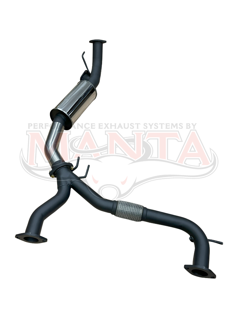 Manta Performance 3in Mid Section With Small Muffler & Bi-Modal Integration (Patrol Warrior Y62 V8 5.6L Wagon) — fi...