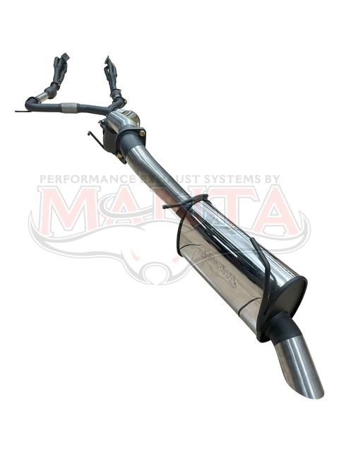 Manta Performance 3in Full Exhaust System, Small Muffler Centre & Bi-Modal (Patrol Warrior Y62 V8 5.6L Wagon)