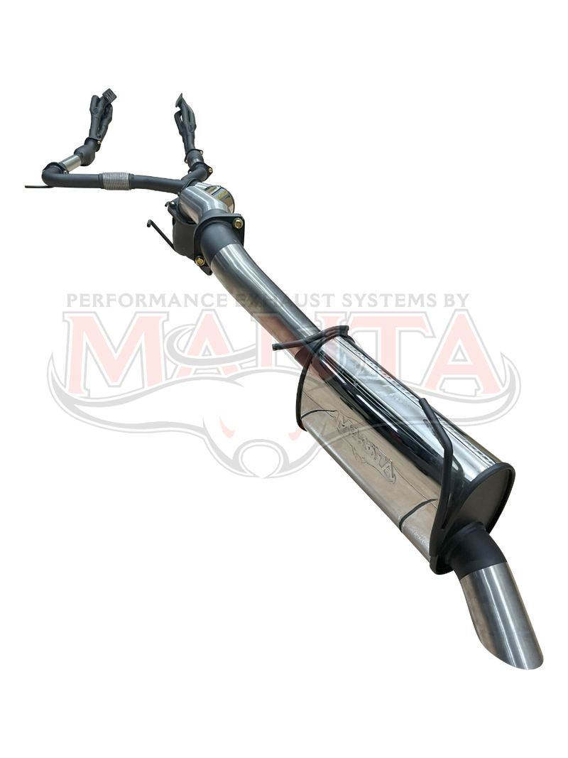 Manta Performance 3in Full Exhaust System, Small Muffler Centre & Bi-Modal (Patrol Warrior Y62 V8 5.6L Wagon)