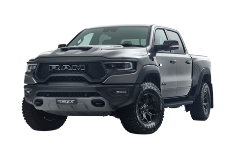 Manta Performance Dual 3in Full System with Extractors 5in Black Tips Stainless Steel - Loud (Ram 1500 TRX 21+) — f...