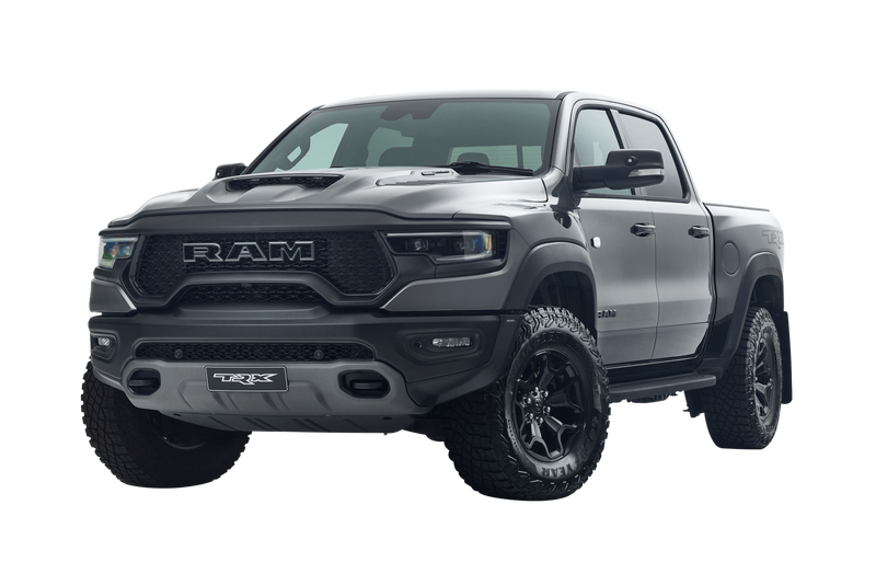 Manta Performance Dual 3in Full System with Extractors 5in Black Tips Stainless Steel - Loud (Ram 1500 TRX 21+) — f...