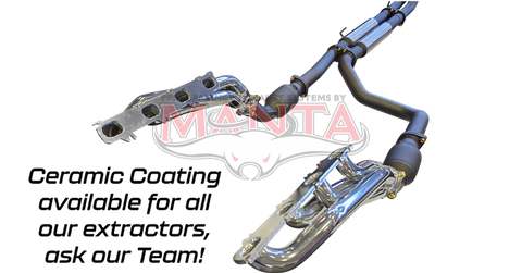 Manta Performance Dual 3in Cat Back Exhaust, Rear Muffler with 5in Black Tips (Ram 1500 DS 09-18) — fits Dodge Ram 4th
