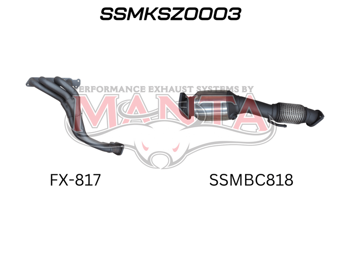 Manta Performance Extractor & Cat Kit (Jimny 18+) — fits Suzuki Jimny Jb23 Jb33 Jb43