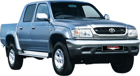 Manta Performance Single 3in Full System Stainless Steel - Quiet (Hilux KZN165 99-05) — fits Toyota Hilux N140 N150...