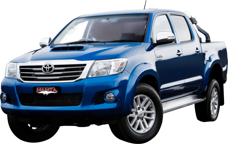 Manta Performance 3in Full System with Cat Stainless Steel - Quiet (Hilux KUN26R 05-15) — fits Toyota Hilux An10 An...