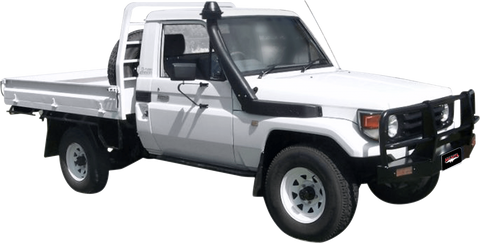 Manta Performance Single 3in Full System Stainless Steel - Quiet (Landcruiser HDJ79 90+) — fits Toyota Landcruiser...