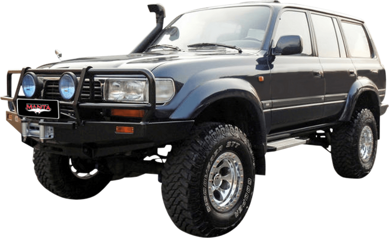 Manta SSMKTY0032 Single 3in Full System Stainless Steel - Quiet (Landcruiser HDJ80 80-90)