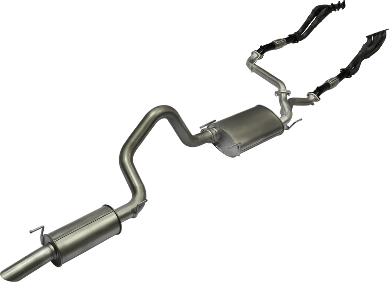 Manta Performance Single 3in Full System Stainless Steel - Quiet (Landcruiser UZJ100 98-07) — fits Toyota Landcruis...