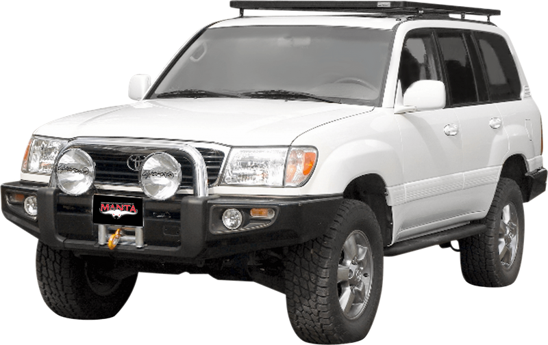 Manta Performance Single 3in Cat Back Stainless Steel - Quiet (Landcruiser UZJ100 98-07) — fits Toyota Landcruiser...