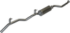 Manta Performance Single 2.5in Full System Stainless Steel - Quiet (Landcruiser FJ75 84-99)