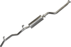 Manta Performance Single 2.5in Extractors Back Stainless Steel - Quiet (Landcruiser HJ75 80-90)