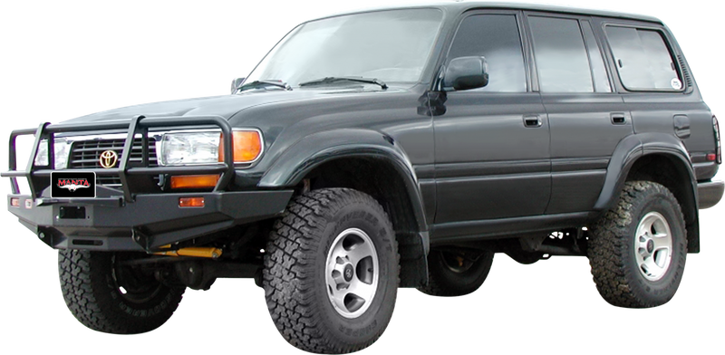 Manta Performance Single 2.5in Extractors Back Stainless Steel - Medium (Landcruiser FZJ80 90-97)