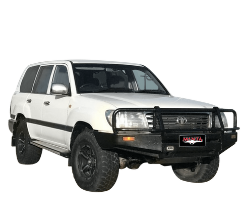Manta Performance Single 2.5in Extractors Back Stainless Steel - Medium (Landcruiser FZJ105 98-07)