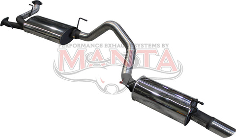 Manta Performance Single 3in Cat Back including 3/4 SS Tip (Landcruiser URJ202 00+) — fits Toyota Landcruiser 200 S...