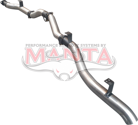 Manta Performance Single 4in DPF Back without Muffler (Landcruiser VDJ79 16+)