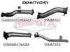 Manta Performance Single 4in DPF Back without Muffler (Landcruiser VDJ79 16+)