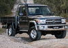 Manta Performance Single 4in Turbo Back with Cat Stainless Steel - Medium (Landcruiser VDJ79 16+)