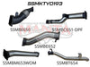 Manta Performance Single 4in Turbo Back with Cat - without Muffler (Landcruiser VDJ79 16+)