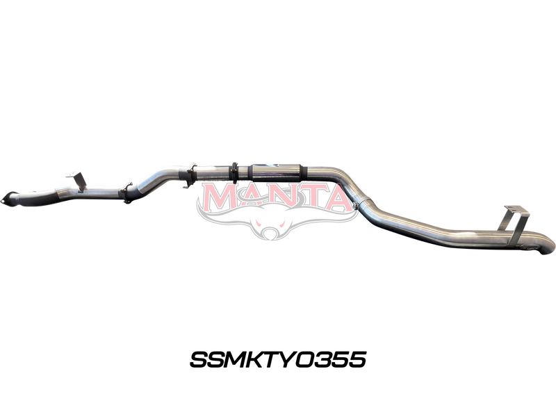 Manta Performance 4in DPF Back for Superior Engineering Coil Conv 300 Ext (Landcruiser VDJ79 Single & Dual Cab Ute)