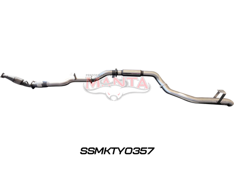 Manta Performance 4in Turbo Back for Superior Eng Coil Conversion With Cat (Landcruiser VDJ79 Single & Dual Cab Ute...