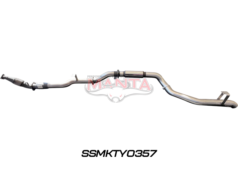 Manta Performance 4in Turbo Back for Superior Eng Coil Conversion With Cat (Landcruiser VDJ79 Single & Dual Cab Ute...