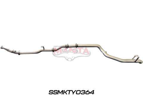 Manta Performance 4in Turbo Back for Superior Eng Coil Conv 300 Ext Without Cat (Landcruiser VDJ79 Single & Dual Cab Ute)