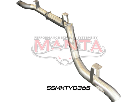 Manta Performance 4in DPF Back with Muffler (Landcruiser VDJ76 4.5L V8 Wagon)