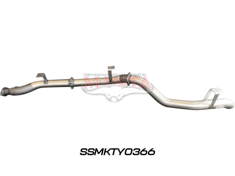 Manta Performance 4in DPF Back without Muffler (Landcruiser VDJ76 4.5L V8 Wagon)