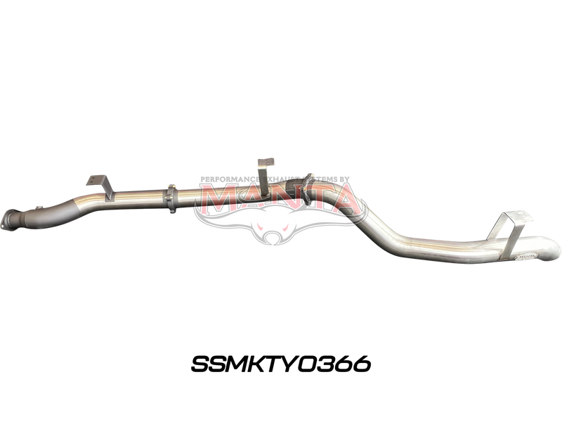 Manta Performance 4in DPF Back without Muffler (Landcruiser VDJ76 4.5L V8 Wagon)