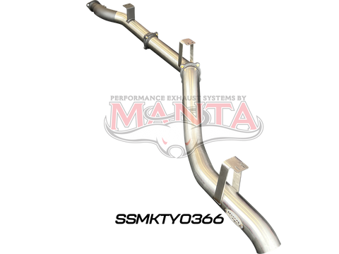 Manta Performance 4in DPF Back without Muffler (Landcruiser VDJ76 4.5L V8 Wagon)