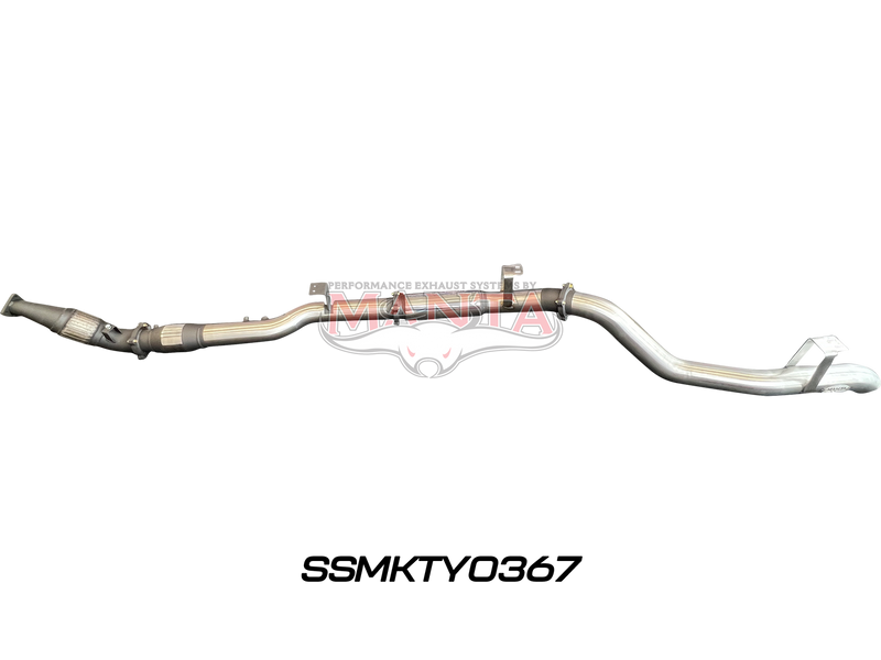 Manta Performance 4in Turbo Back with Cat & Muffler (Landcruiser VDJ76 4.5L V8 (DPF) Wagon)
