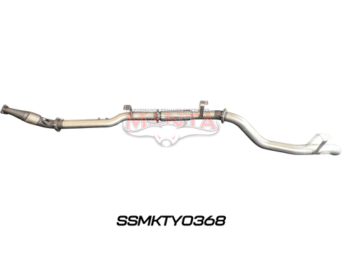 Manta Performance 4in Turbo Back without Cat & with Muffler (Landcruiser VDJ76 4.5L V8 (DPF) Wagon) — fits Toyota L...