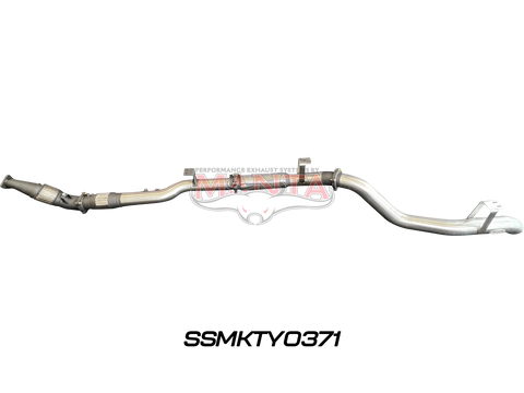 Manta Performance 4in Turbo Back with Cat & Muffler (Landcruiser VDJ76 4.5L V8 Wagon (Without DPF)) — fits Toyota L...