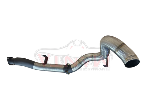 Manta Performance DPF Back, 4in Single Side Exit Without Muffler (Landcruiser VDJ79 V8 4.5L TD, Dual Cab Ute 16 On)