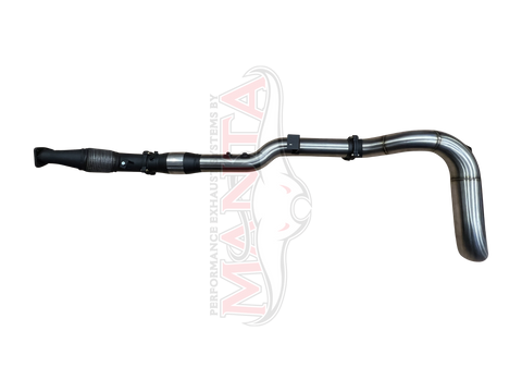 Manta Performance Turbo Back, 4in Single Side Exit With Cat (Landcruiser VDJ79 V8 4.5L TD, Dual Cab Ute 16 On)