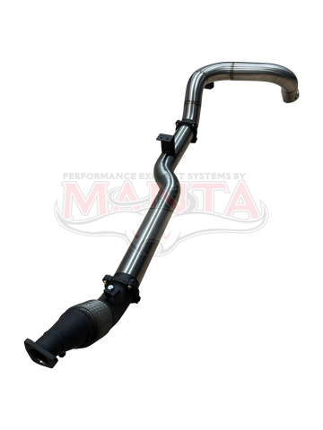 Manta Performance Turbo Back 4in Single Side Exit Without Cat & Without Muffler (Landcruiser VDJ79 V8 4.5L TD 16+)