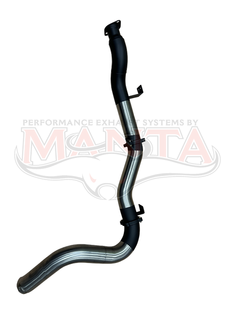 Manta Performance DPF Back, 4in Single Side Exit Without Muffler (Landcruiser VDJ79 V8 4.5L, Single Cab 16-25)