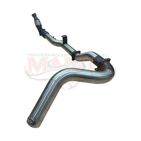 Manta Performance Turbo Back 4in Side Exit With Cat & Without Muffler (Landcruiser VDJ79 V8 4.5L, Single Cab 16-25)