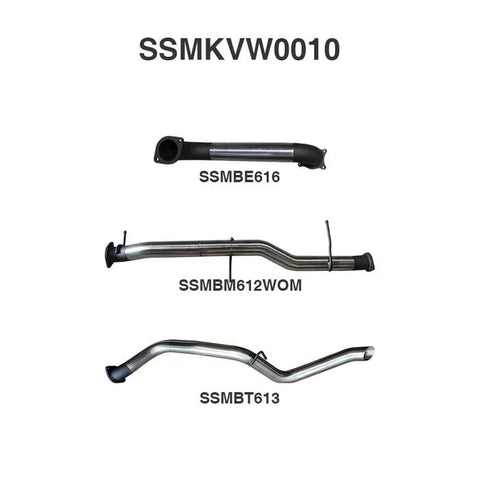 Manta Performance 3in DPF Back Extended Tailpipe (Amarok V6 12+) — fits Volkswagen Amarok