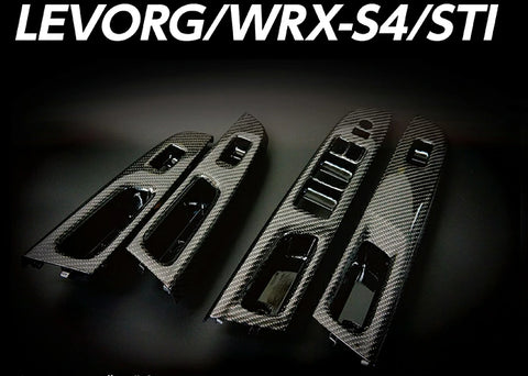 Andro Motorsports Carbon Fiber Window Switches (WRX/STI 16+) — fits Subaru STI