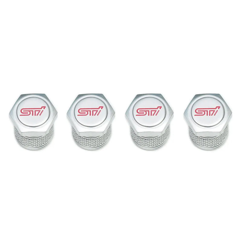 STI Tyre Valve Caps (Subaru) — fits Subaru Liberty Wagon GT Spec B